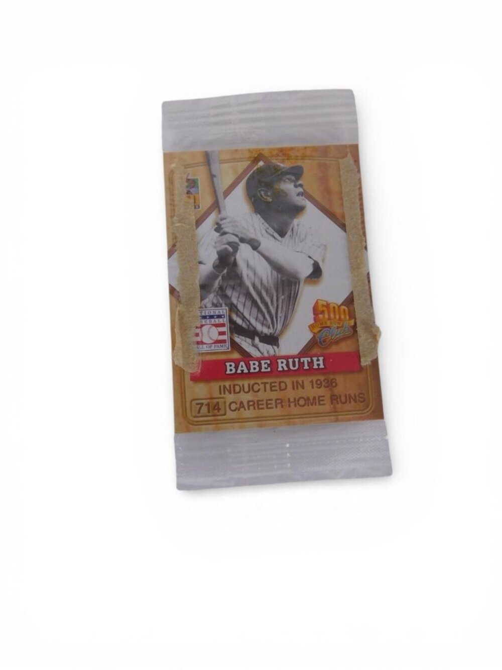Topps 500 Home Run Club Pack Babe Ruth New York Yankees 2001 Insert Sealed